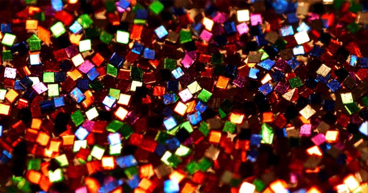 Pile of colorful sequins Pile of colorful sequins